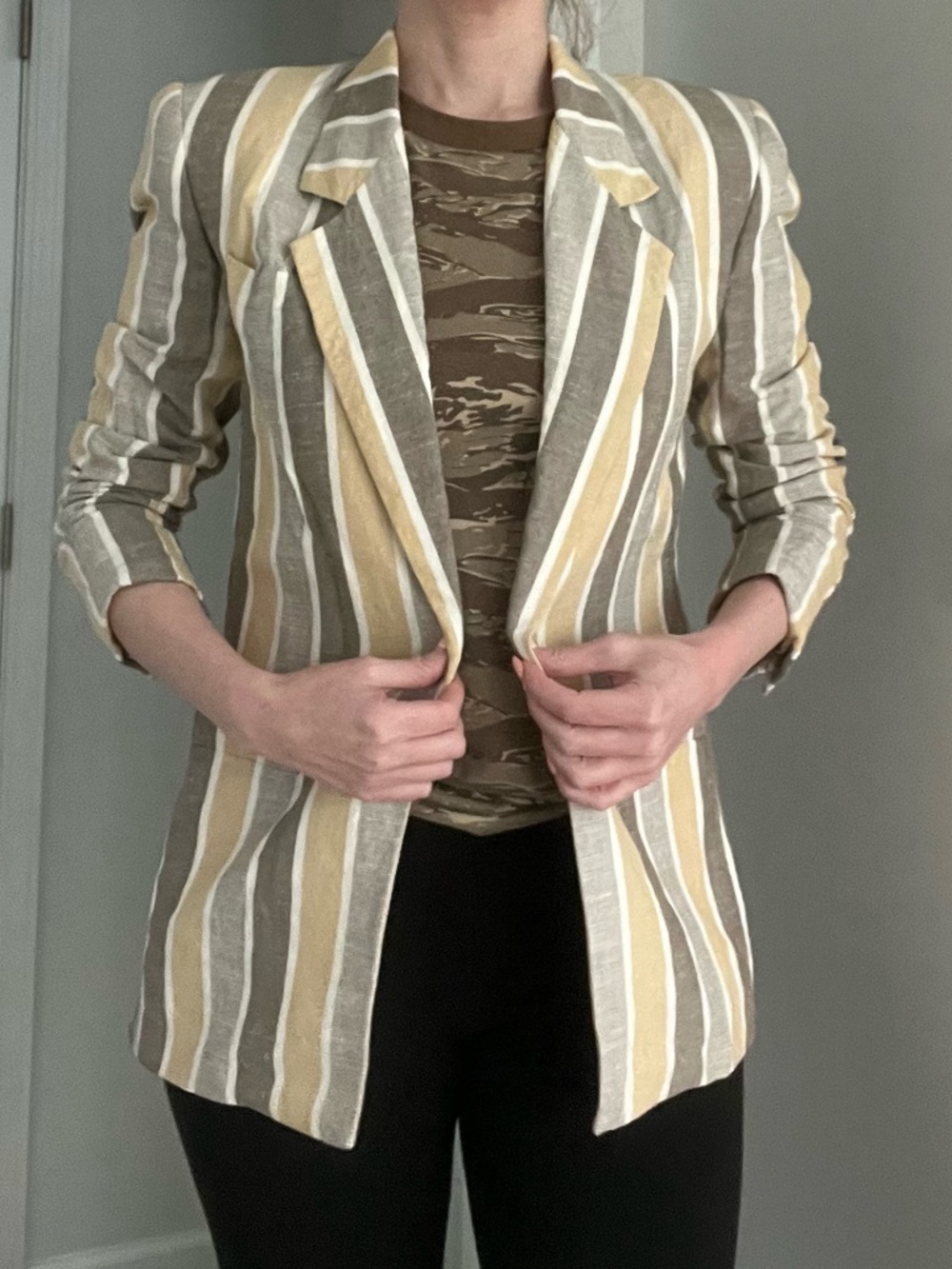 Vintage Michelle Stuart Striped Blazer